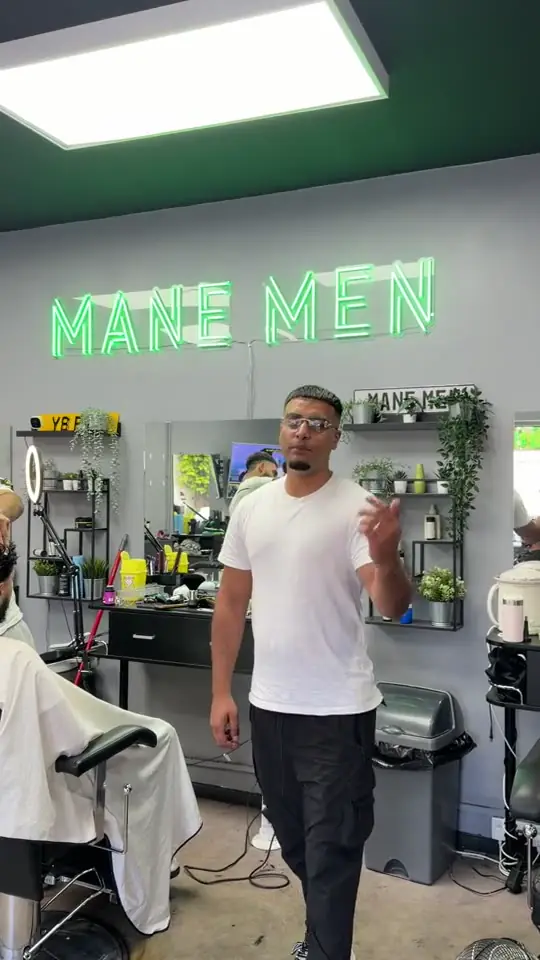 Inside the Mane Men shop